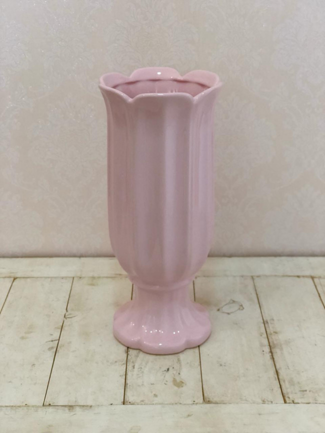 Vaso Tulipa Alto Rosa - D16,5 x A36
