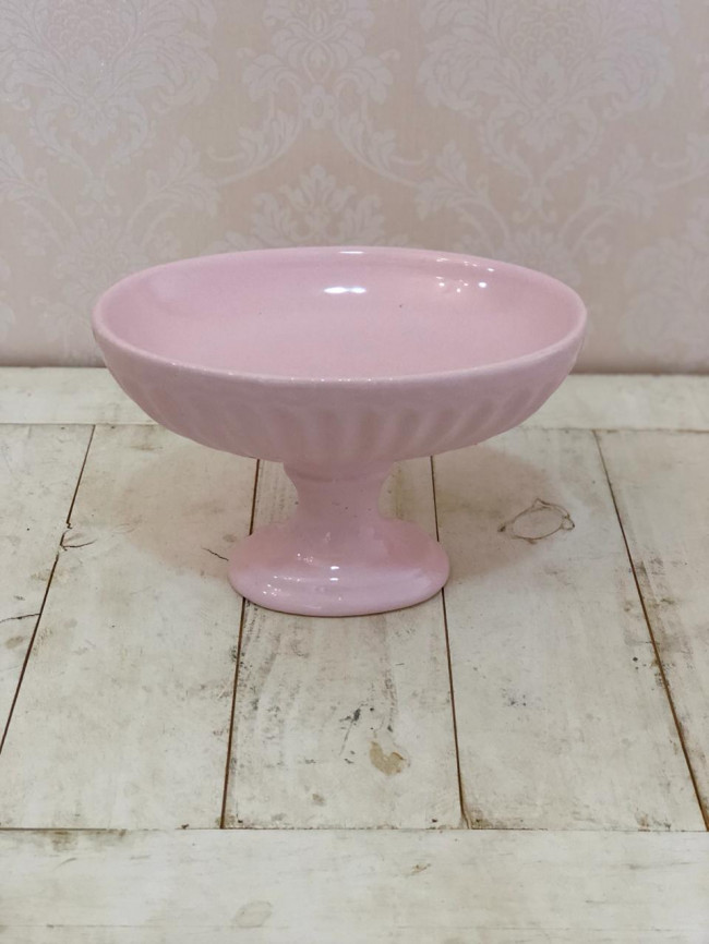 Taça Oval Média Rosa - C 23 x A 15