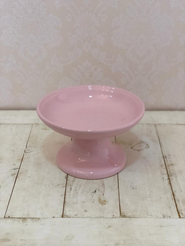 Suporte Doce Baixo Red. Rosa - D 21,5 x A 13