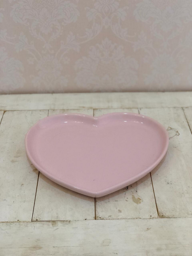 Bandeja Coraçao Média Rosa - C27 x A3