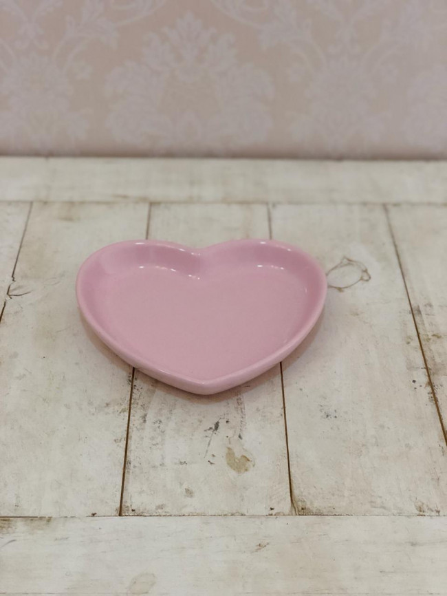 Bandeja Coraçao Pequena Rosa - C18 x A3