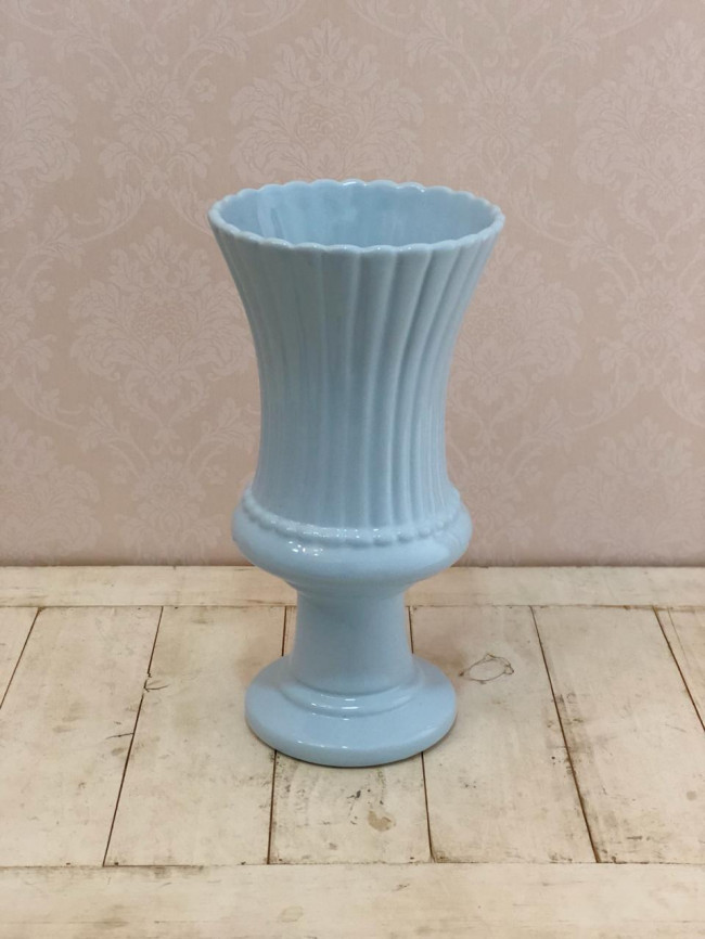 Vaso Romano Alto Azul Baby - D 18 x A 36