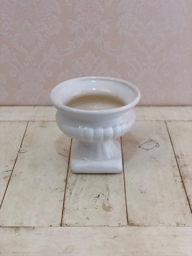 Vaso Pequeno Branco - D16 x A14