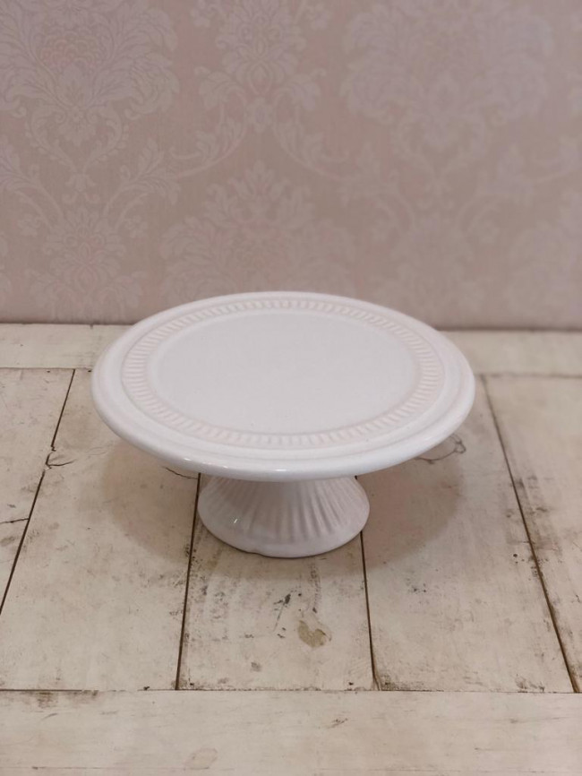 Suporte Doce Baixo Red. Branco - D 22 x A 10