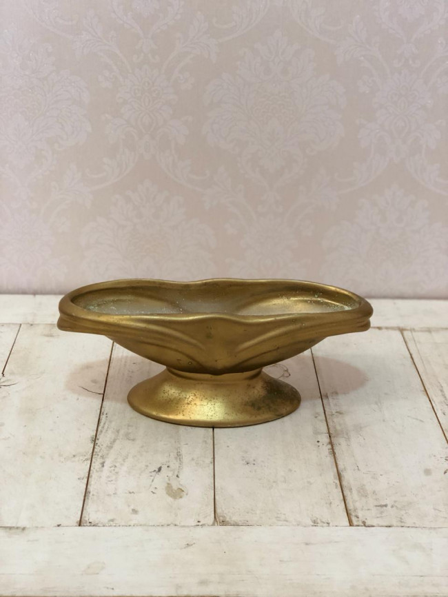 Vaso Aladim Dourado - C27,5 x L8,5 x A11