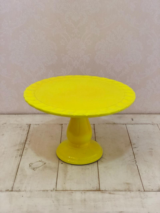 Suporte Doce Médio Red. Amarelo Neon - D28 x A17