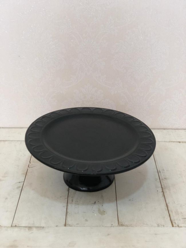 Suporte Doce Baixo Red. Preto - D 27,5 x A 12