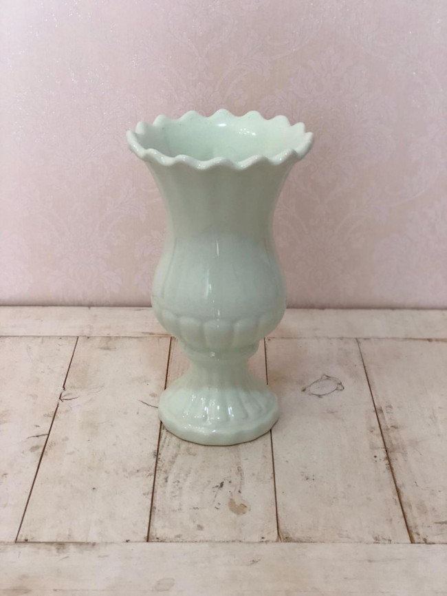 Vaso Babado Médio Verde Candy - D15 x A26