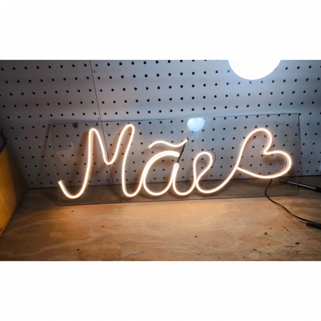 Letreiro Led neon mãe
