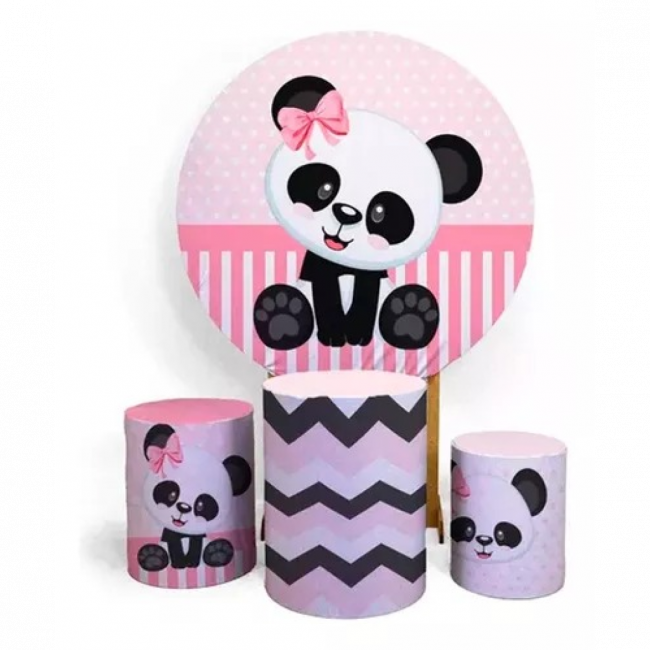 display de mesa Panda Rosa