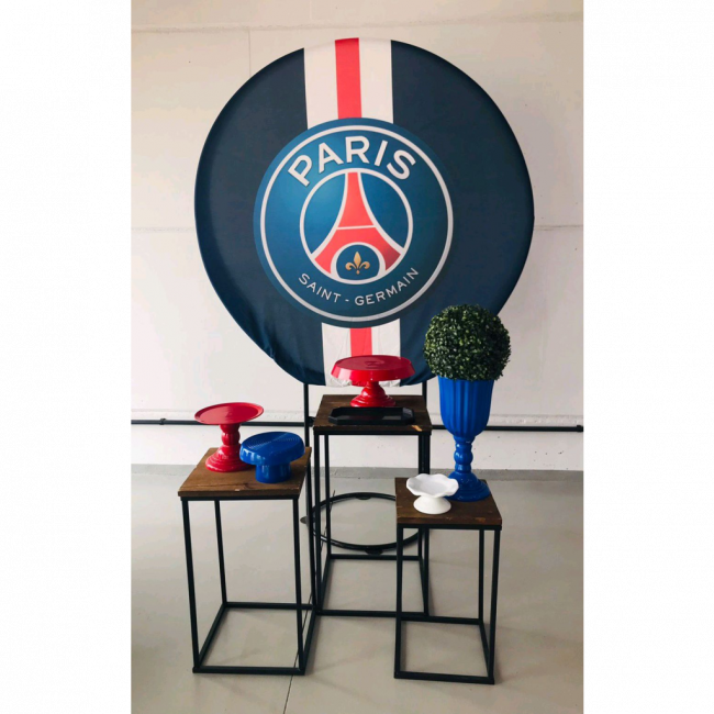 KIT PSG C/ TRIO DE MESA FERRO
