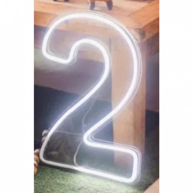 Número 2 Led - 50/60cm