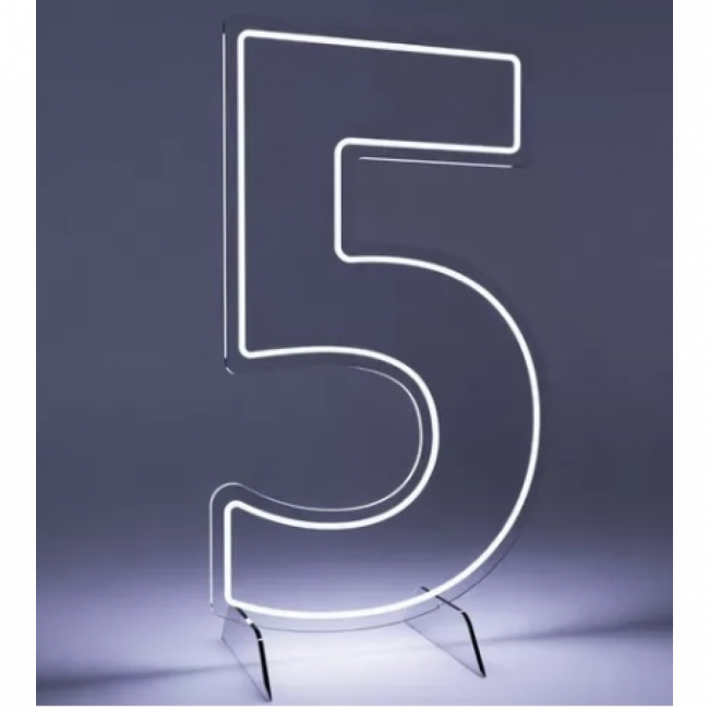 Número 5 Led - 50/60cm