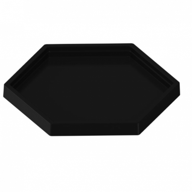 MINI BANDEJA SEXTAVADA 19X19 PRETO