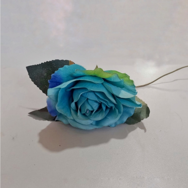 BOTÃO DE FLOR AZUL