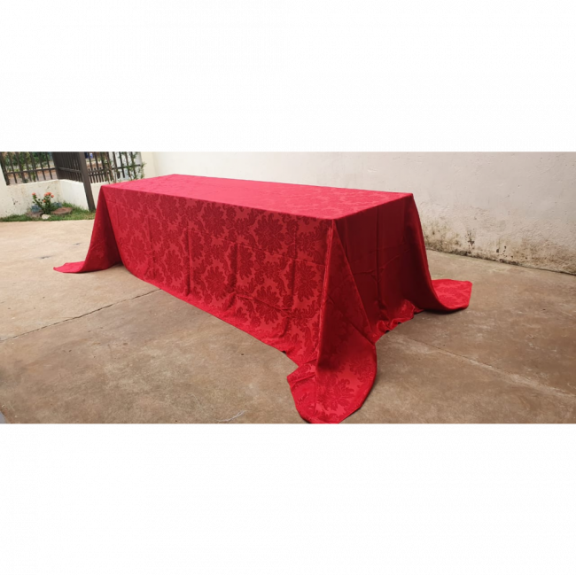 FORRO BUFFET JACQUARD VERMELHO