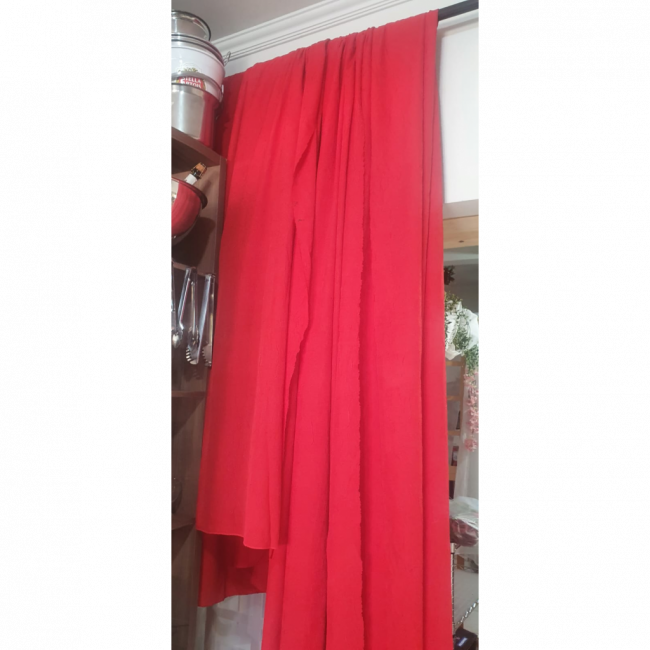 TECIDO VERMELHO