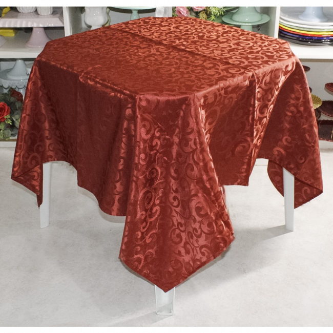 TOALHA COBRE MANCHA JACQUARD VERMELHO NATAL