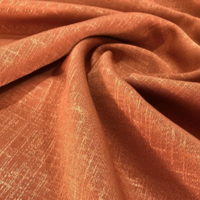 TOALHA LONGA JACQUARD FALSO LISO TERRACOTA