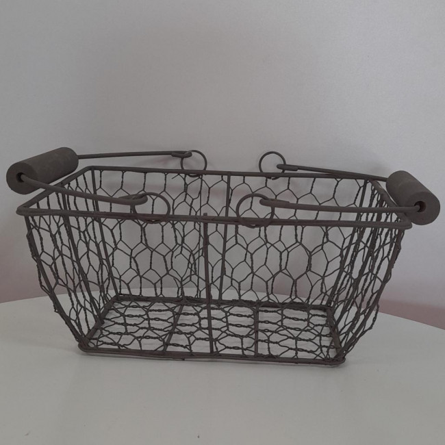 CESTA DE FERRO ARAMADA (P)