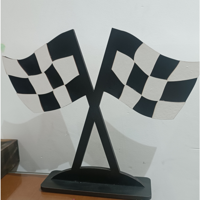 Display Bandeira corrida