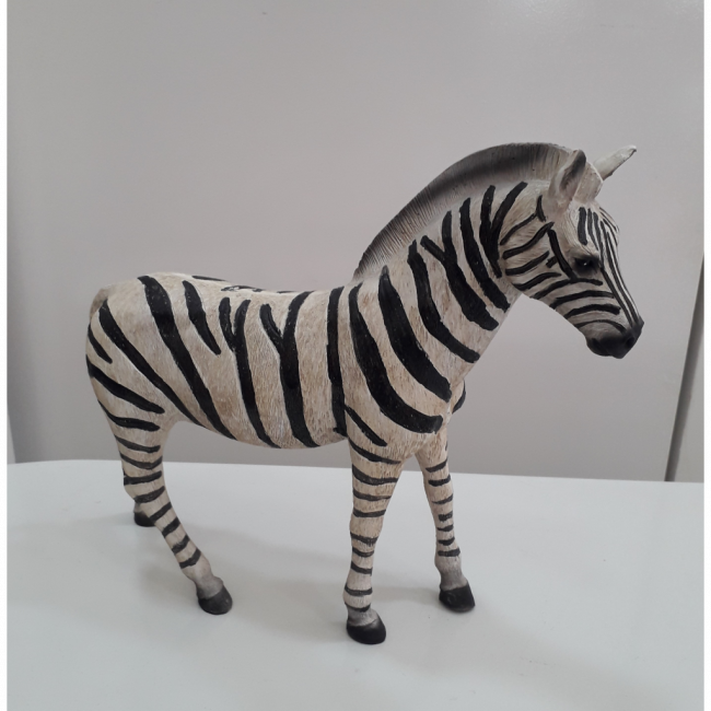 Zebra de resina