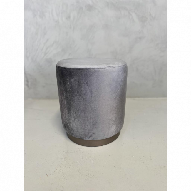 PUFF MADRI CINZA - 38d x 44 cm
