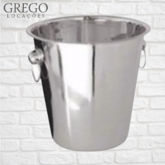 BALDE DE GELO INOX PEQUENO