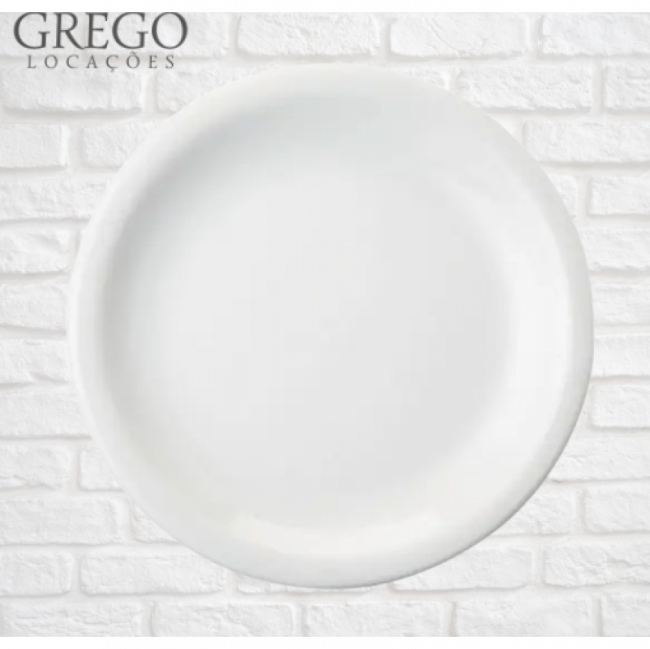 PRATO DE JANTAR PROTEL PORCELANA BRANCO