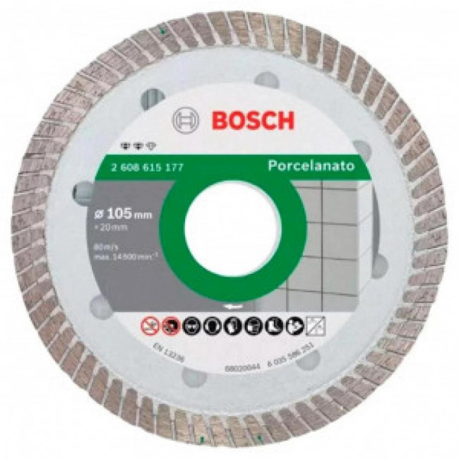 Disco de Corte Diamantado Turbo 105mm para Cerâmica - BOSCH