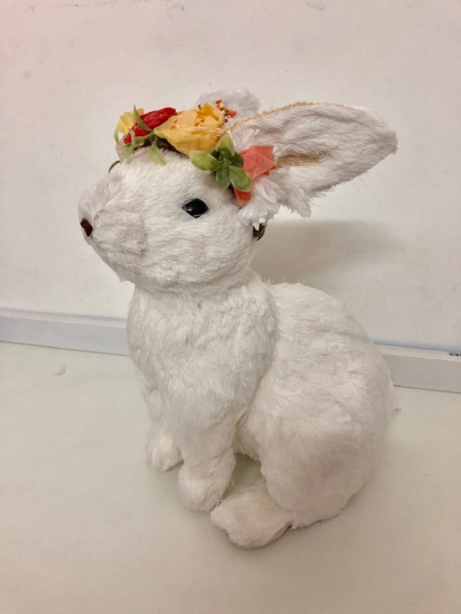 COELHO BRANCO TIARA DE FLORES G