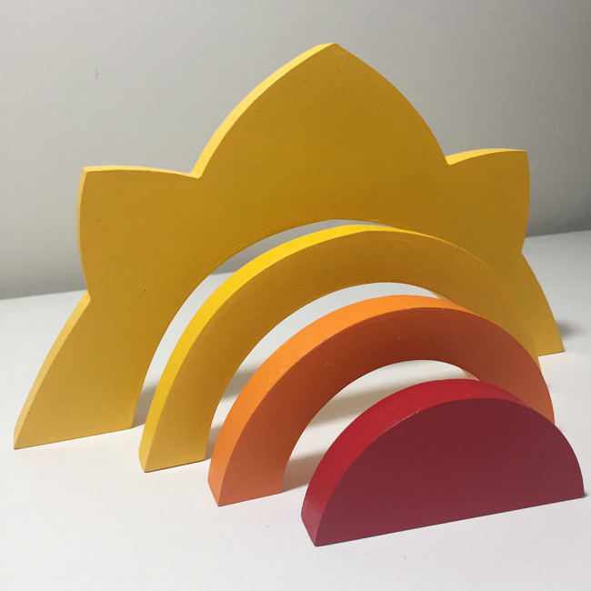 SOL DECORATIVO 3D