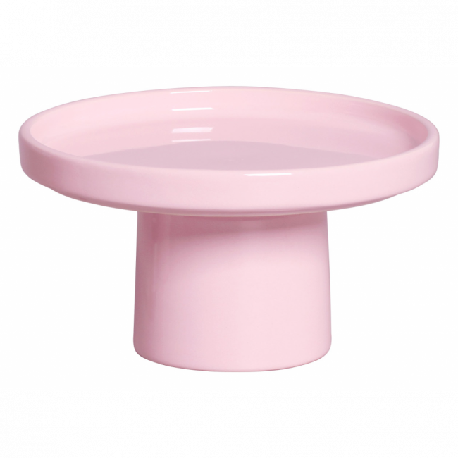 Boleira Pé Cilindro Rosa Grande