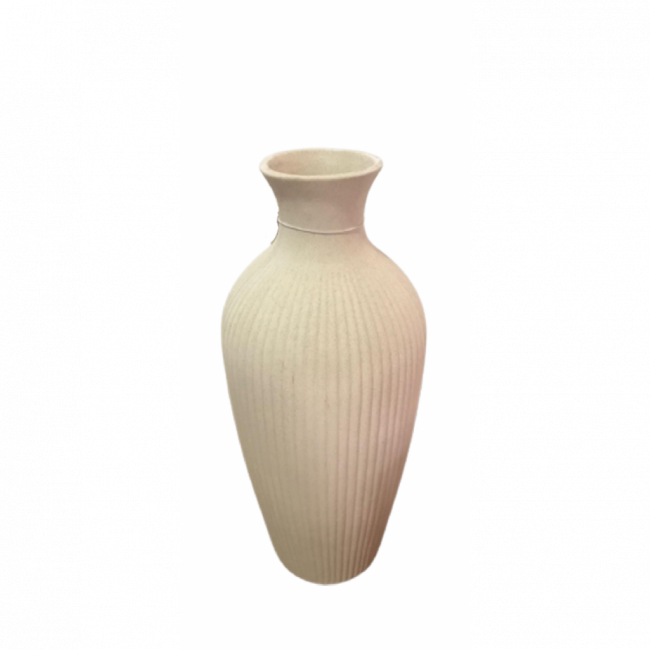 VASO CERAMICA ORGANIC OFF WHITE P