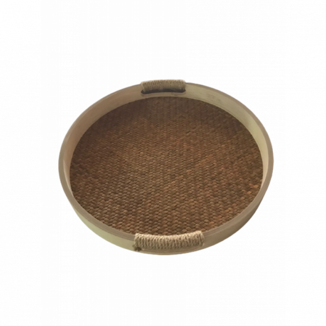 BANDEJA MADEIRA RATTAN P