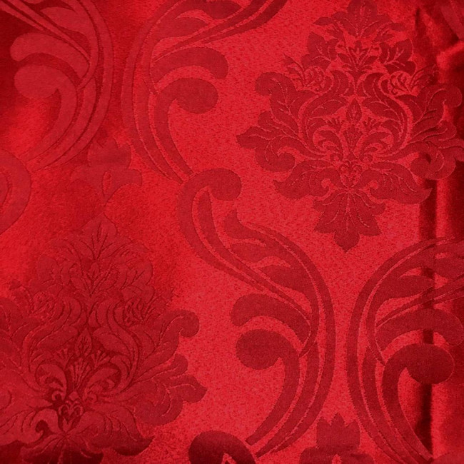 Tecido Jacquard Vermelho Medalhão B 6m x 2,8m