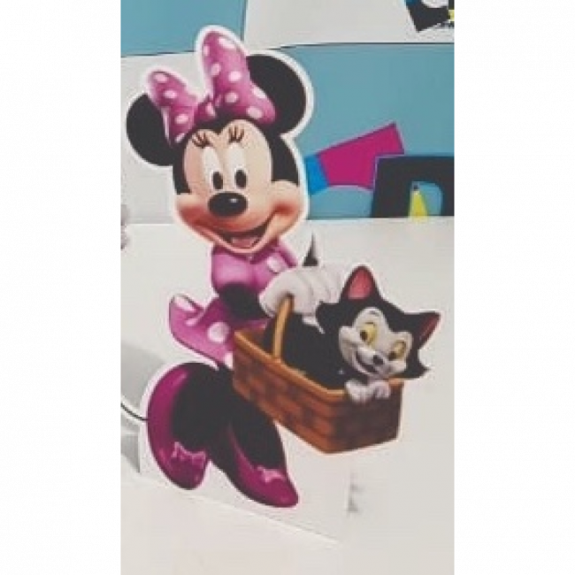 DISPLAY MINNIE ROSA PVC 20CM