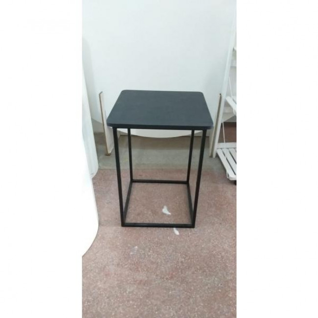 MESA ARAMADO PRETO P COM TAMPO PRETO LAQUEADO