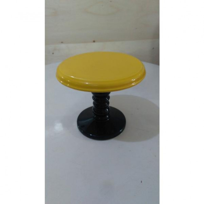Bandeja louça amarelo/preto M