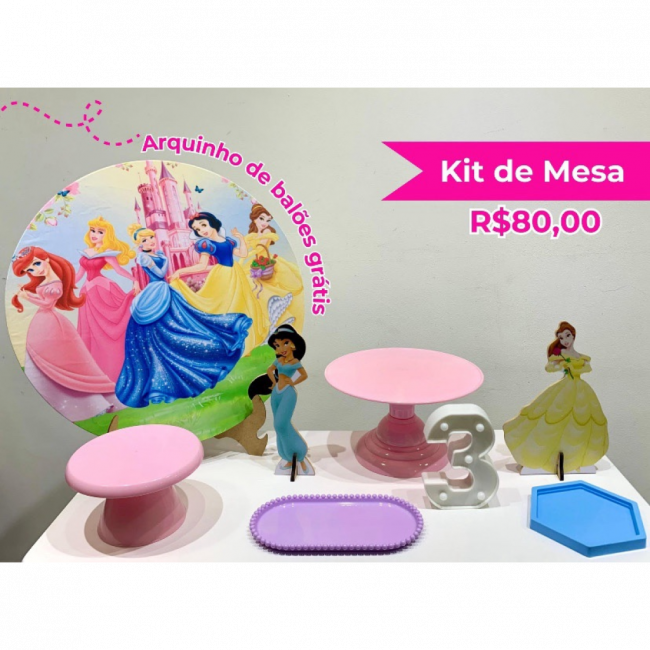 Kit de Mesa Princesas