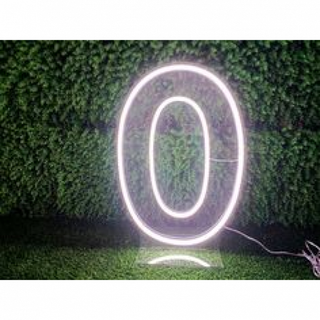 Numero 0 led