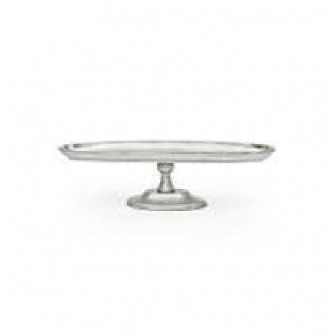 Base de Metal Oval alta Silver