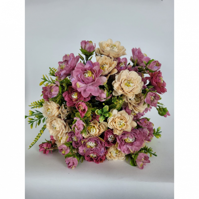 FLORES LILÁS COM SALMÃO