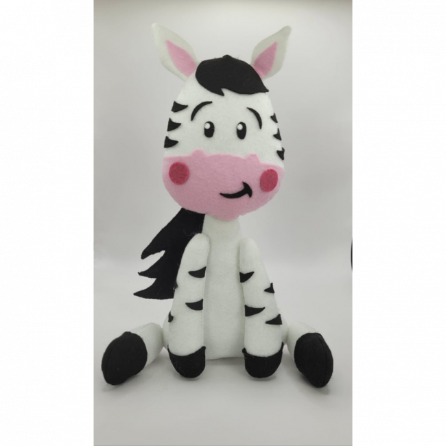 SAFARI ROSA - ZEBRA PERSONAGEM