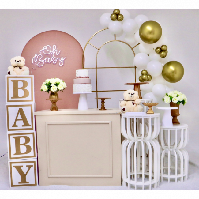 CHA DE BEBE AMARELO