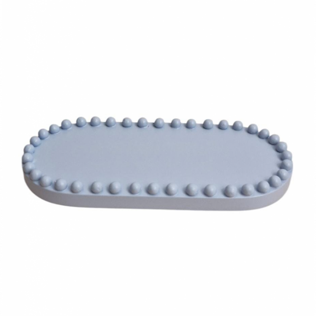 Bandeja Lacca Bolinhas Hortência