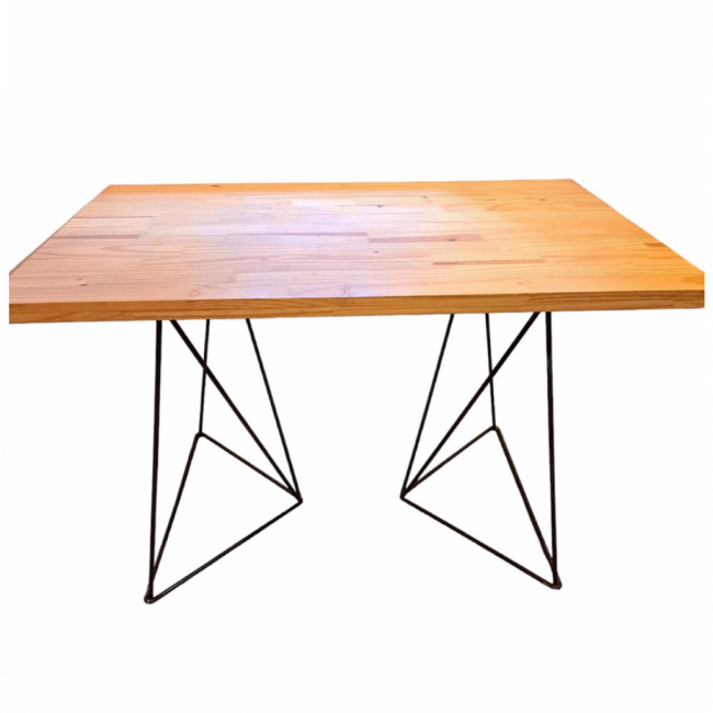 Pés Geométricos para Mesa Preto