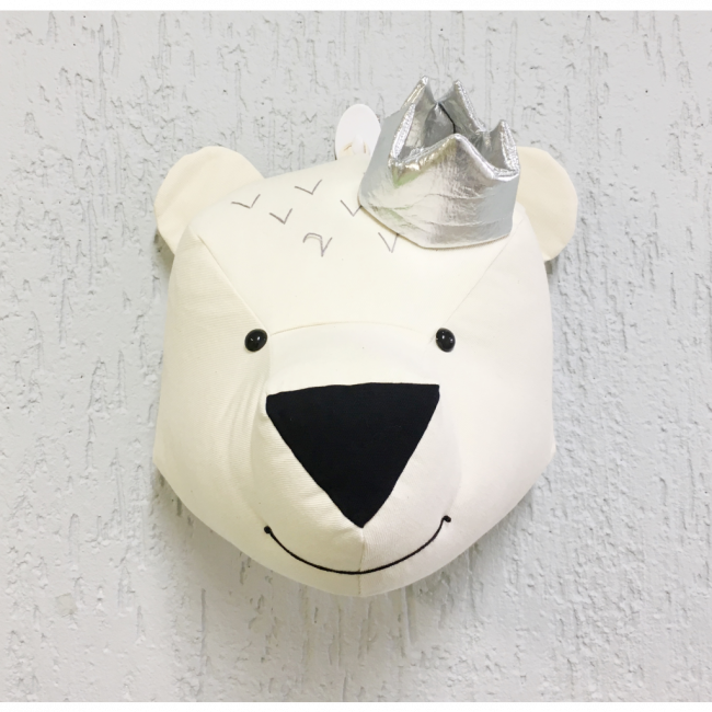 Cabeça Urso Polar Painel