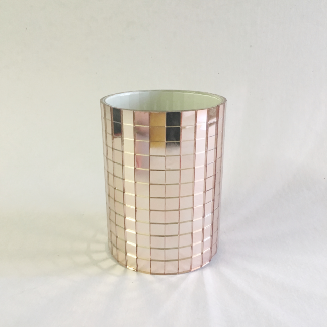 Vaso Espelho Rosé