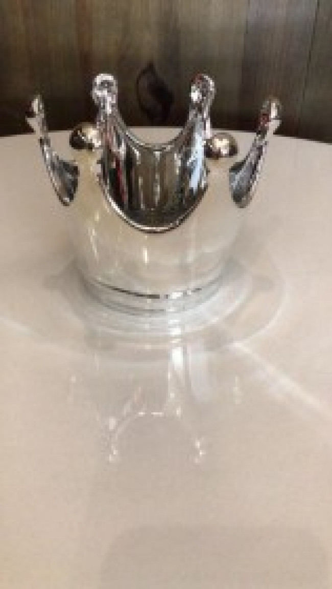 coroa prata ceramica m